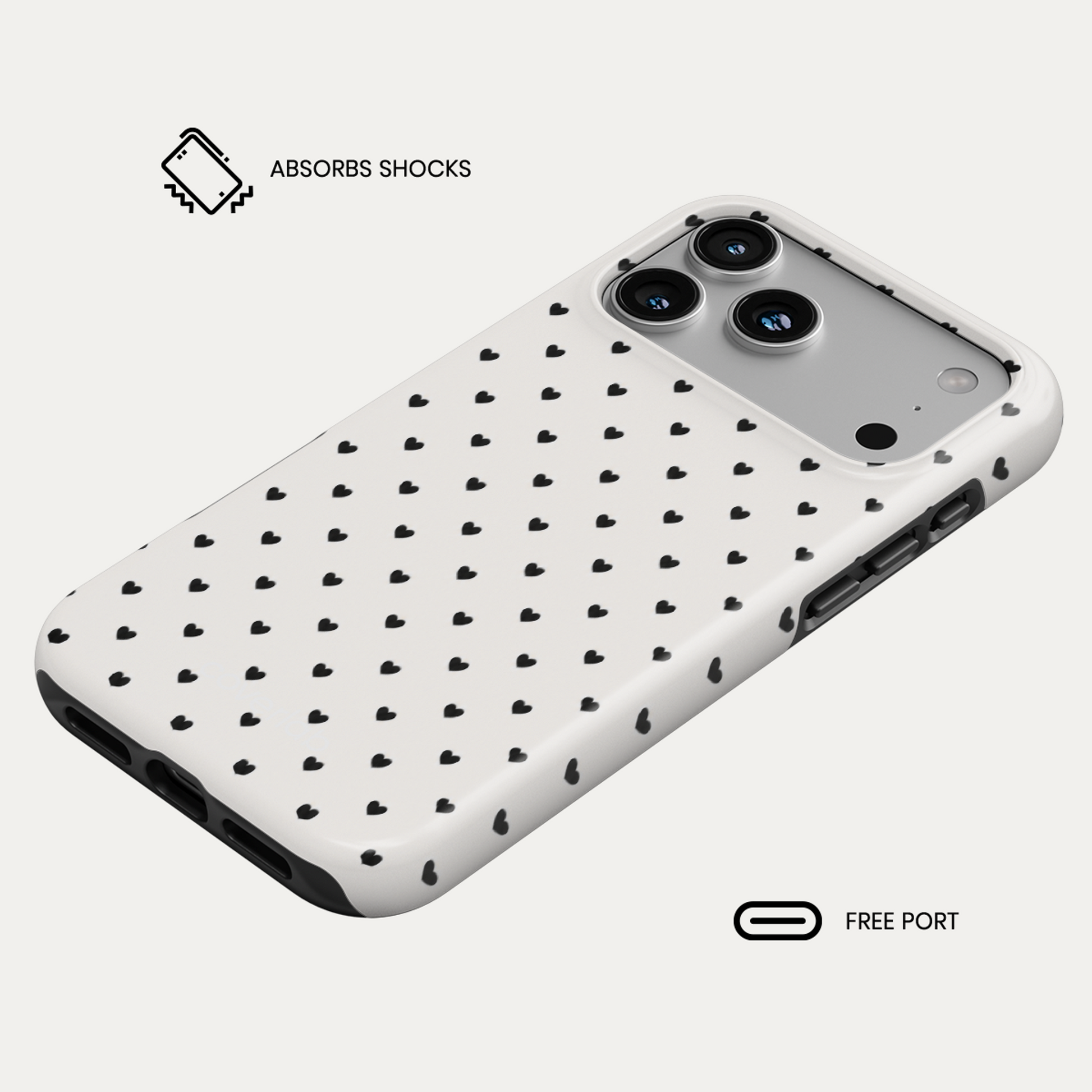 Sweetheart Ditsy Tough iPhone Case