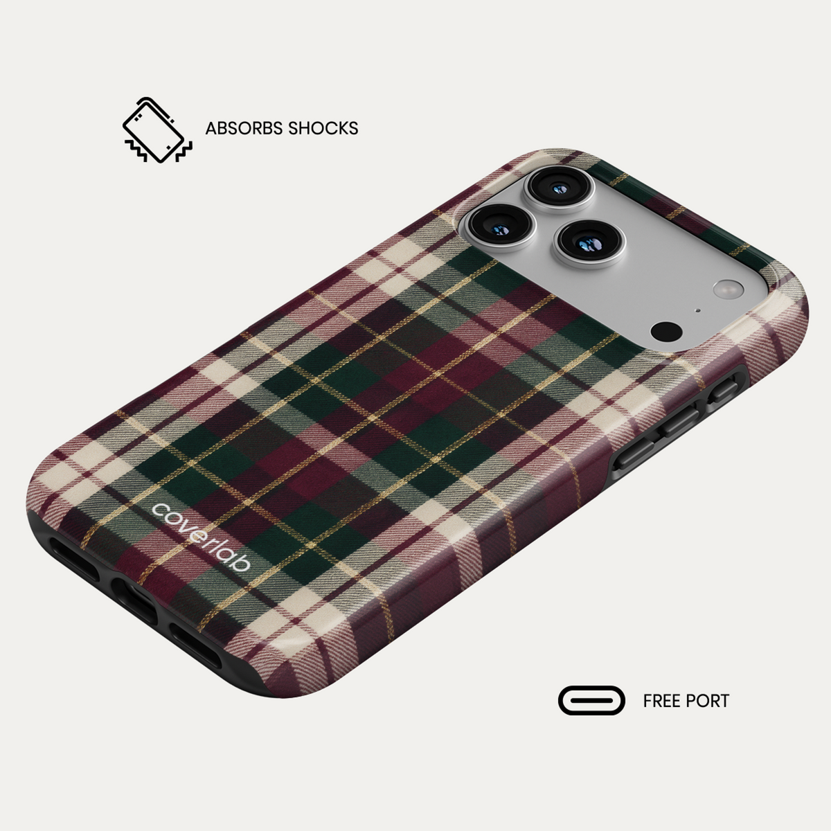 Tartan Amaro Tough iPhone Case