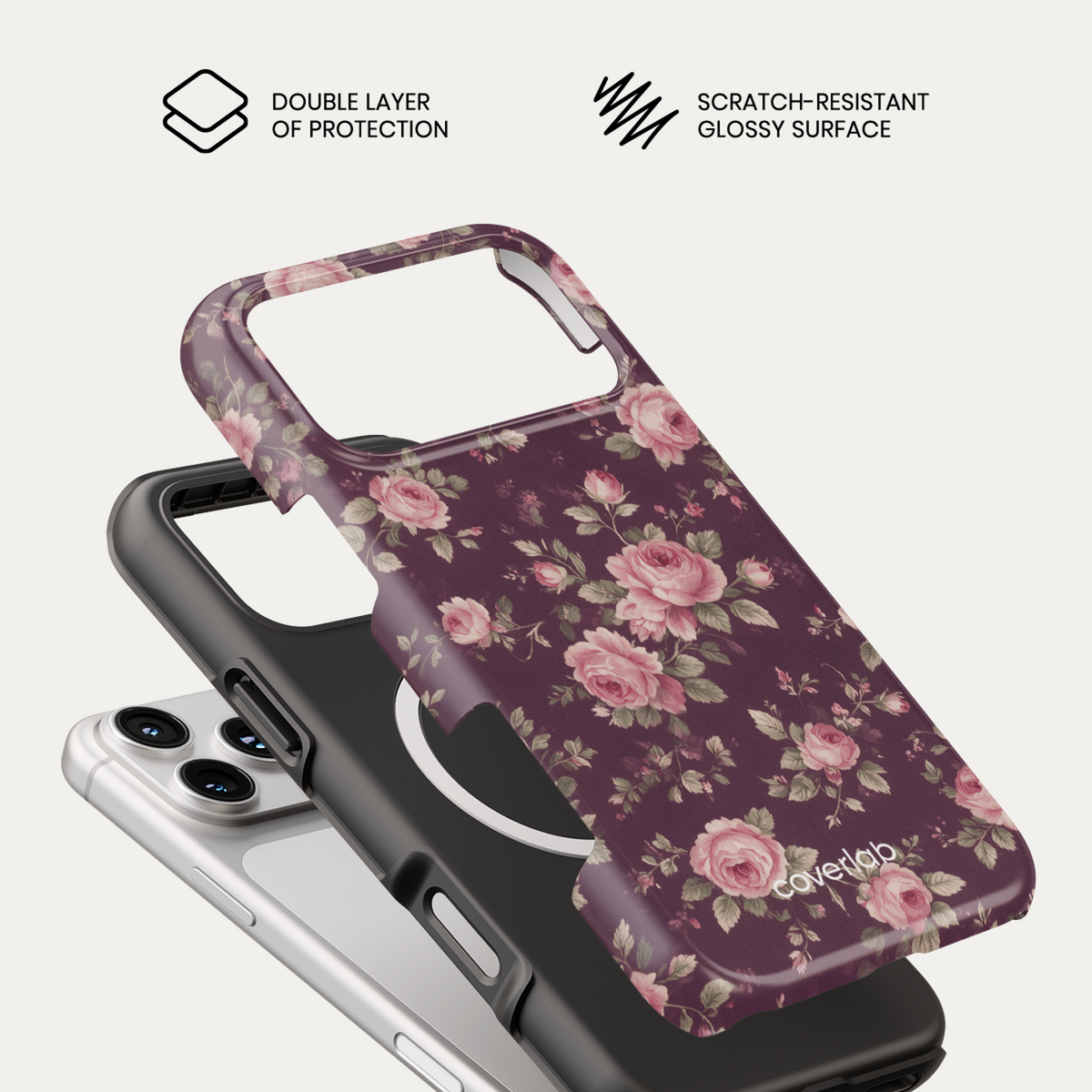 Rose Antiche Tough iPhone Case