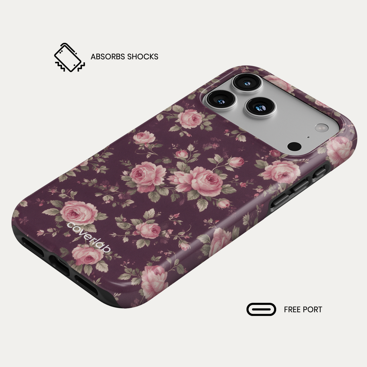 Rose Antiche Tough iPhone Case
