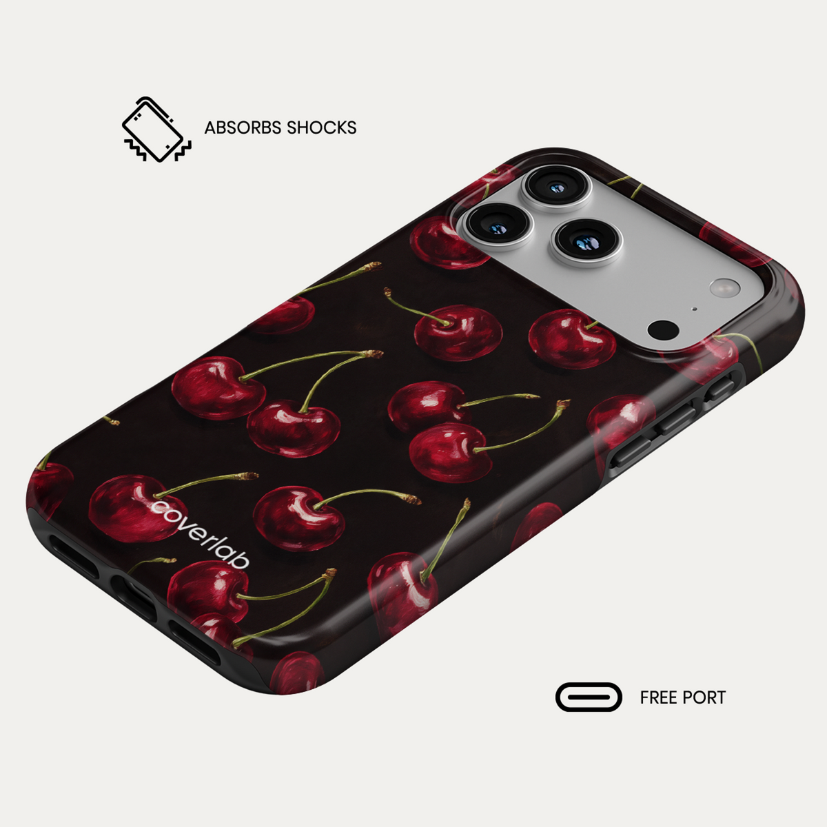 Ciliegie Notte Tough iPhone Case