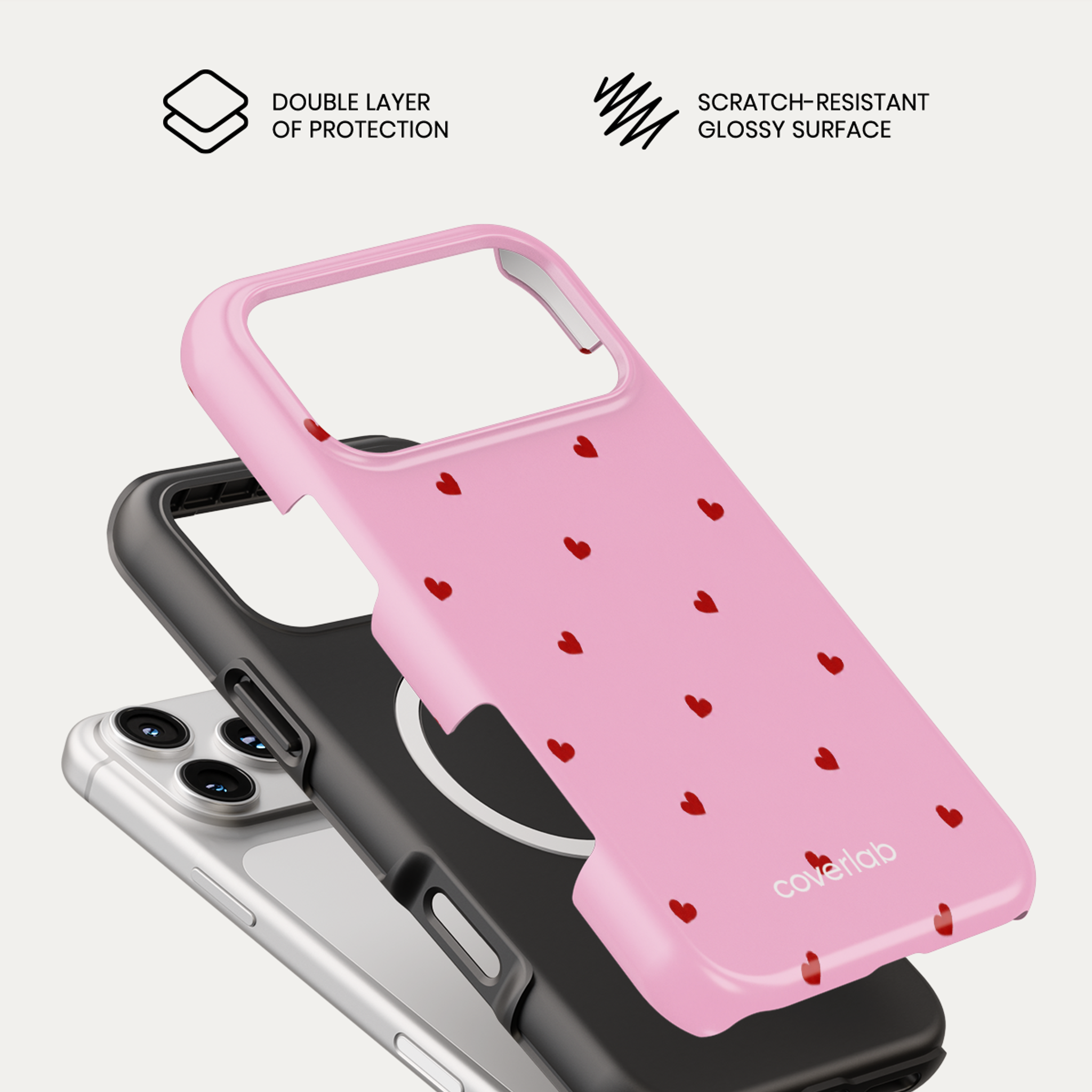 Sweetheart Dot Tough iPhone Case