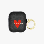 Cover per AirPods in pelle con Cuore Grande