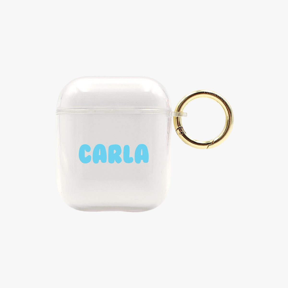 Bubble Name Personalised Clear AirPods Case