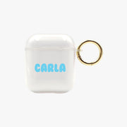Bubble Name Personalised Clear AirPods Case