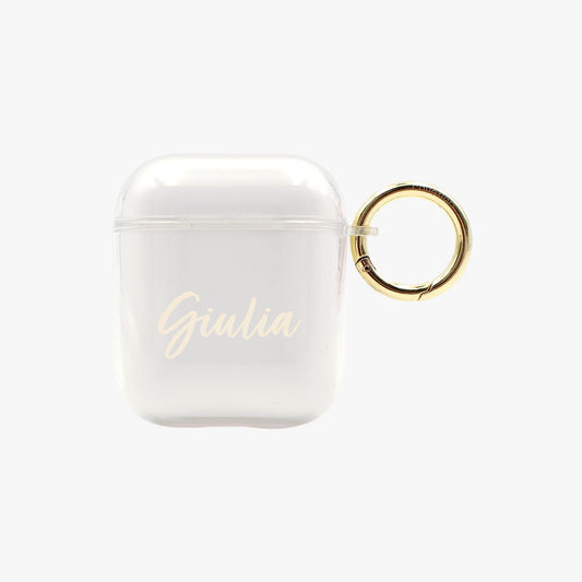 Cursive Name Personalised Clear AirPods Case