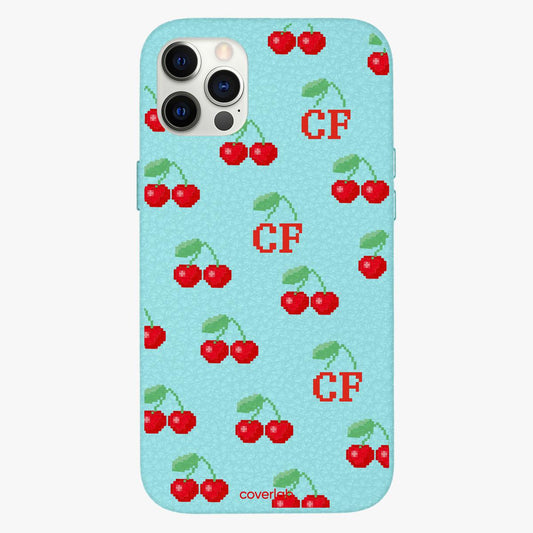 Lost Cherry Personalised Leather iPhone Case