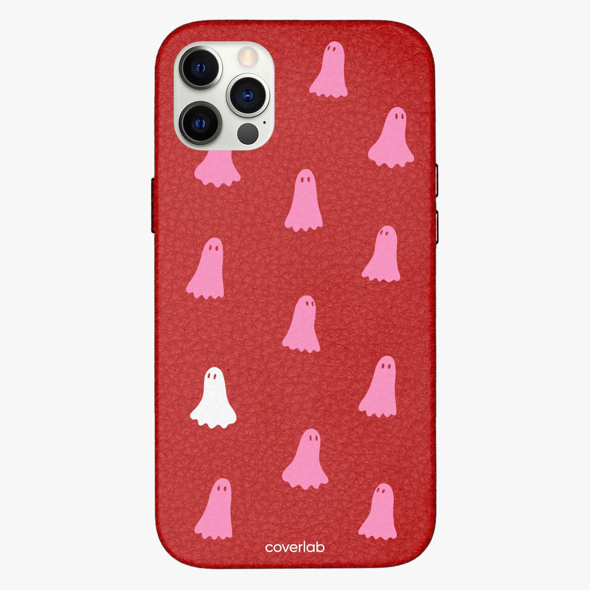 Little Ghosts Leather iPhone Case