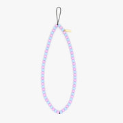 Lilac Beaded Phone Strap