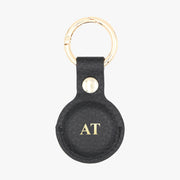 Monogram Personalised Leather AirTag Case