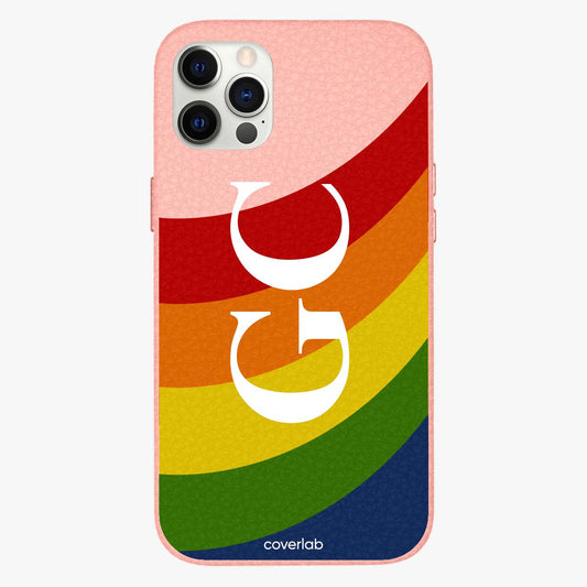 Pride Personalised Leather iPhone Case