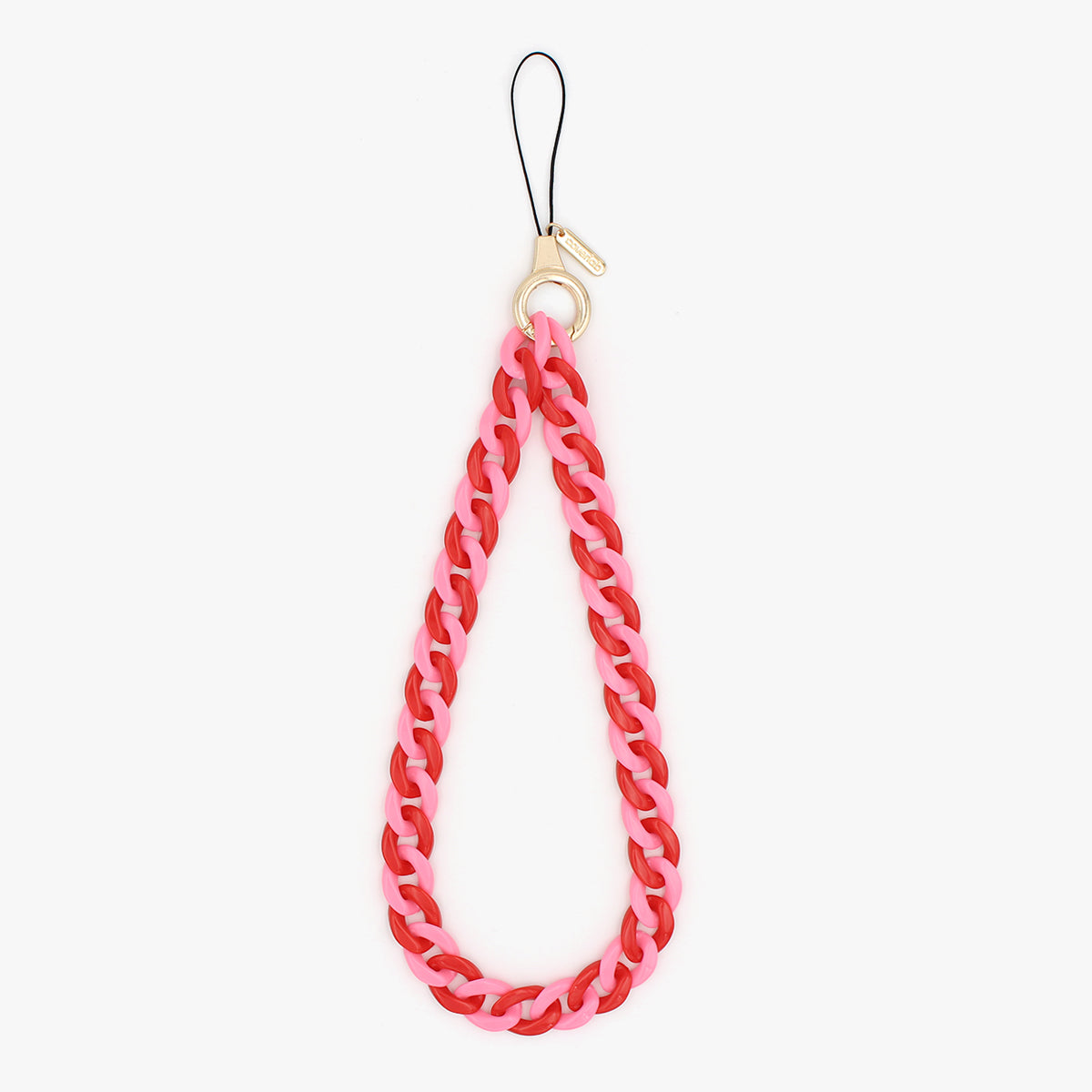 Rose and Red Chain Phone Strap