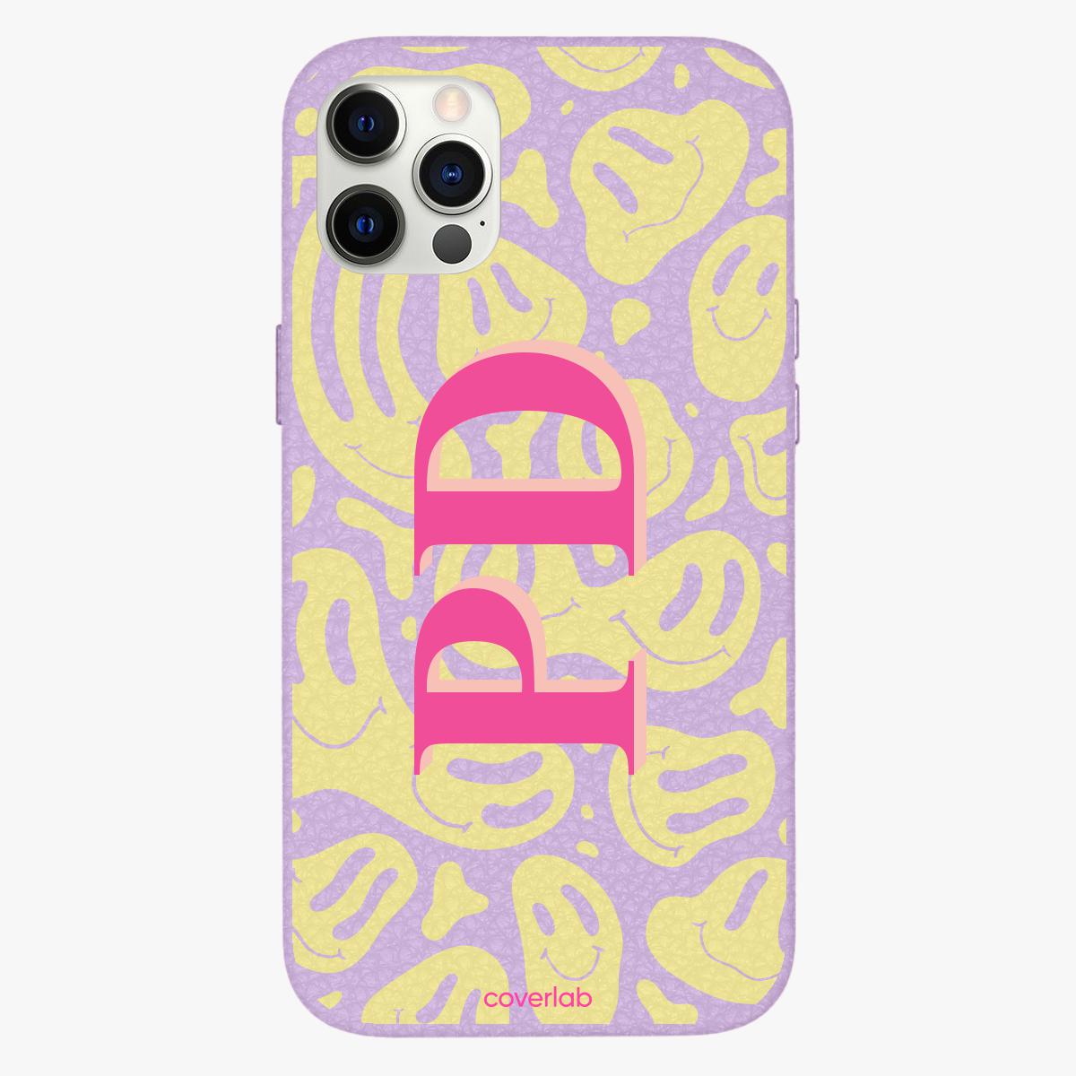 Cover in pelle smiley